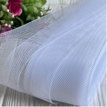 Регилін матовий, 6 см, білий, рулон 23 м