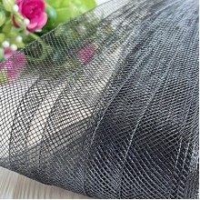 Регилин матовый, 4 см, черный, рулон 23 м