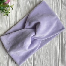 Повязка спорт велюр, 12 см, светло-лиловый, шт.