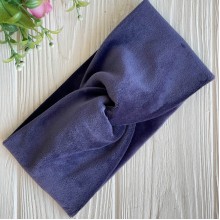 Повязка спорт велюр mini, 9х18 см, сине-фиолетовая, шт.