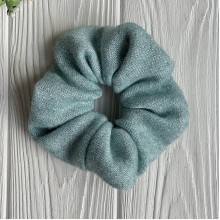 Скранч ангора люрекс, 12 см, мятный, шт.