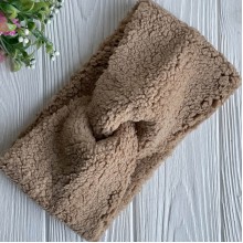 Повязка барашек, 12х23 см, кофейный, шт.