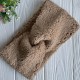Повязка барашек, 12х23 см, кофейный, шт.