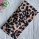 Повязка флисовая леопард, 12х23 см, карамельно-чорная, шт.