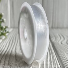 Силиконовая нить, 0,25 мм, прозрачная, упаковка 12 р.