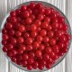 Жемчуг, 8 мм, красный (пластик), упаковка 500 г