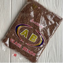 Бисер непрозрачный, размер 12/0, коричневый (720), упаковка 400 г