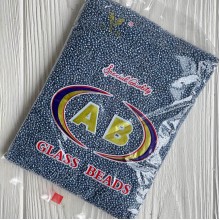 Бисер непрозрачный, размер 12/0, полуночно-синий (705), упаковка 400 г