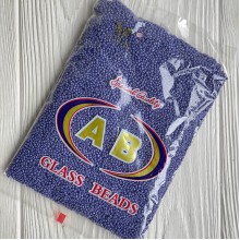 Бисер непрозрачный, размер 12/0, сине-фиолетовый (683), упаковка 400 г