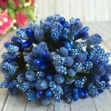 Гілочка з тичинками, темно-синя, упаковка 144 шт.