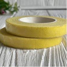 Тейп-лента, 12 мм, желтая, рулон 27,5 м