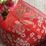 Органза с рисунком