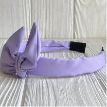 Обруч софт солоха однотонный, 2,5 см, лиловый, шт.