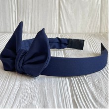 Обруч софт солоха однотонный, 2,5 см, сапфировый, шт.