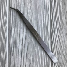 Пинцет для канзаши (с загнутым краем), 14,6 см, метал, шт.