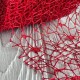 Сетка декоративная с блеском, 12 см, красная, рулон 23 м Сетка декоративная с блеском, 12 см, красная, рулон 23 м