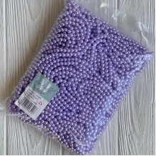 Жемчуг на нити Vip, 8 мм, лиловый, упаковка 500 г