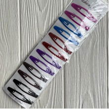 Заколки клац-клац, 6 см, цветные, упаковка 12 шт.