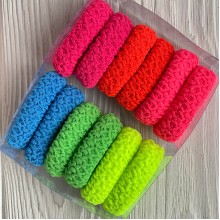 Резинка в коробке (вязка), 4,5 см, яркие тона, упаковка 12 шт.