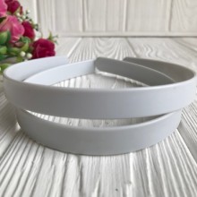 Заготовка для обруча, 1 см, белый (без зубчиков), упаковка 12 шт.