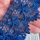 Кружево макраме Моника, 5 см, темно-синее, рулон 9 м