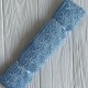 Кружево макраме Моника, 5 см, голубое, рулон 9 м