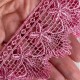Кружево макраме Моника, 5 см, розовое, рулон 9 м
