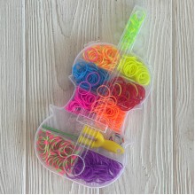 Набор резинок для плетения (Скрипка), 9 цветов, набор