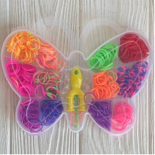 Набор резинок для плетения (Бабочка), 12 цветов, набор