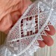 Кружево макраме (КМ-6), 5,5 см, белое, рулон 9 метров