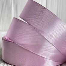 Атлас 2,5 см, світло-фіалковий, рулон 33 м