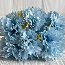 Василек на веточке, 4х11 см, голубой, упаковка 48 шт.