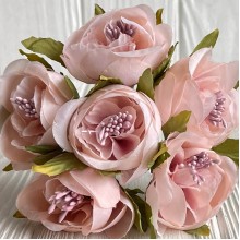 Бегония, 5х12 см, ванильно-пудровая, упаковка 30 шт.