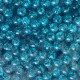 Бусина "битое стекло", 8 мм, бирюзовая, большая упаковка 500 г