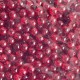 Бусина "бите скло", 8 мм, бургунді, велика упаковка 500 г