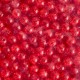 Бусина "битое стекло", 10 мм, красная, большая упаковка 500 г