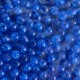 Бусина "битое стекло", 10 мм, темно-синяя, большая упаковка 500 г