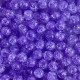 Бусина "бите скло", 10 мм, фіолетова, велика упаковка 500 г