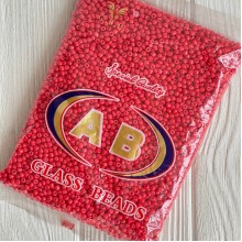 Бисер, размер 6/0, коралловый (675), упаковка 400 г