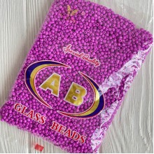 Бісер, розмір 6/0, бузковий (723), упаковка 400 г