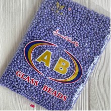 Бисер, размер 6/0, лавандовый (696), упаковка 400 г