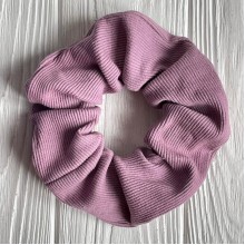 Скранч рубчик, 12 см, пудрово-розовый, шт.