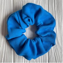 Скранч рубчик, 12 см, ярко-синий, шт.