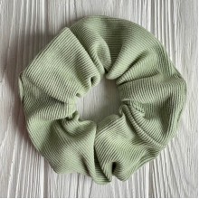 Скранч рубчик, 12 см, мятный, шт.