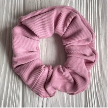 Скранч рубчик, 12 см, розовый, шт.