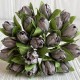 Подснежник, 2 см, серо-оливковый, пучек из 20 цветочков