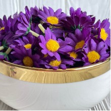 Бутон ромашки, 4 см, темно-фиолетовый, упаковка 200 шт.