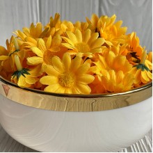 Бутон ромашки, 4 см, темно-желтый, упаковка 200 шт.