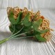 Роза тканевая (с кружевом), 2 см, горчичная, упаковка 10 пучков Роза тканевая (с кружевом), 2 см, горчичная, упаковка 10 пучков