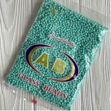 Бисер, размер 6/0, мятный (668), упаковка 400 г